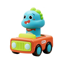 Dinosaur Friction Car Toy Set for 6–36 Months, Push-Pull Racing Cars, Compatible with Early Learning & DIY Crafts