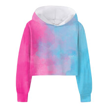 Girls' Casual Hooded Sweatshirt with Letter Print – Loose Fit, Full Sleeves, Compatible with Kids & Toddlers