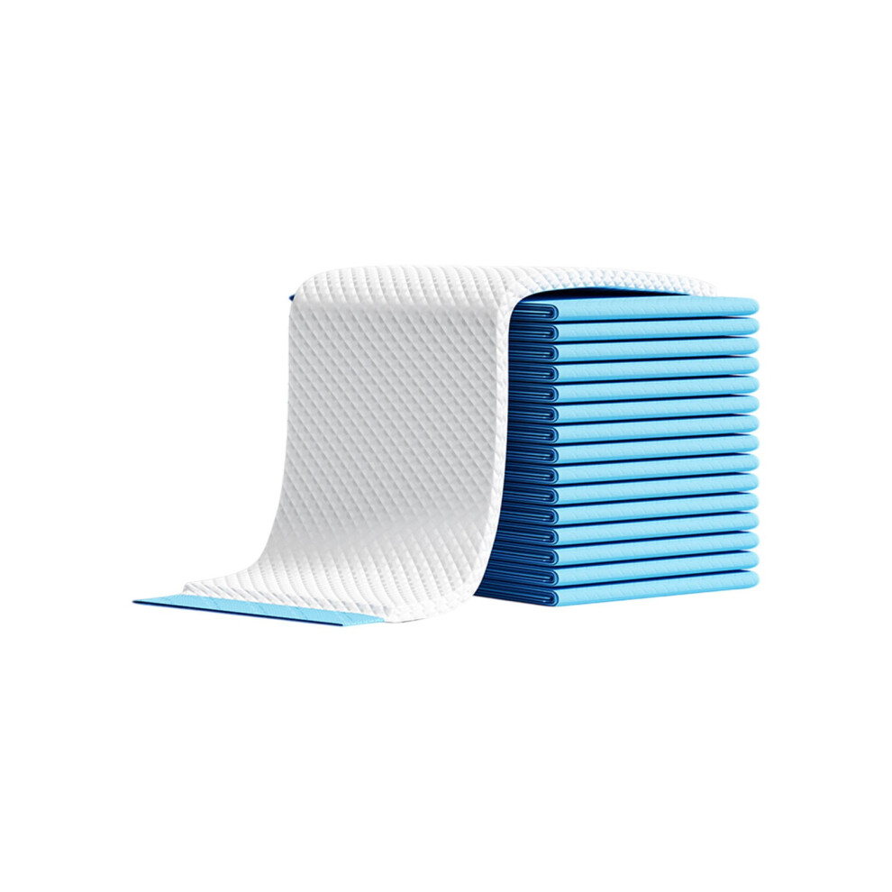 Blue 10-Pack Waterproof Bed Pads For Incontinence, Reusable Underpads For Elderly Care, Menstrual, And Child Bedwetting, Machine Washable ( /L )
