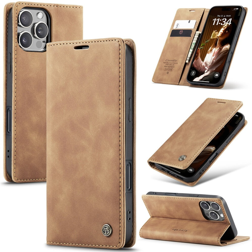 Caseme Leather Flip Wallet Case For Iphone 16 Pro Â 975221396273