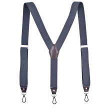 JOR 1.38 Inch Adjustable Suspenders for Men Heavy Duty Swivel Hooks Y-Back Brace