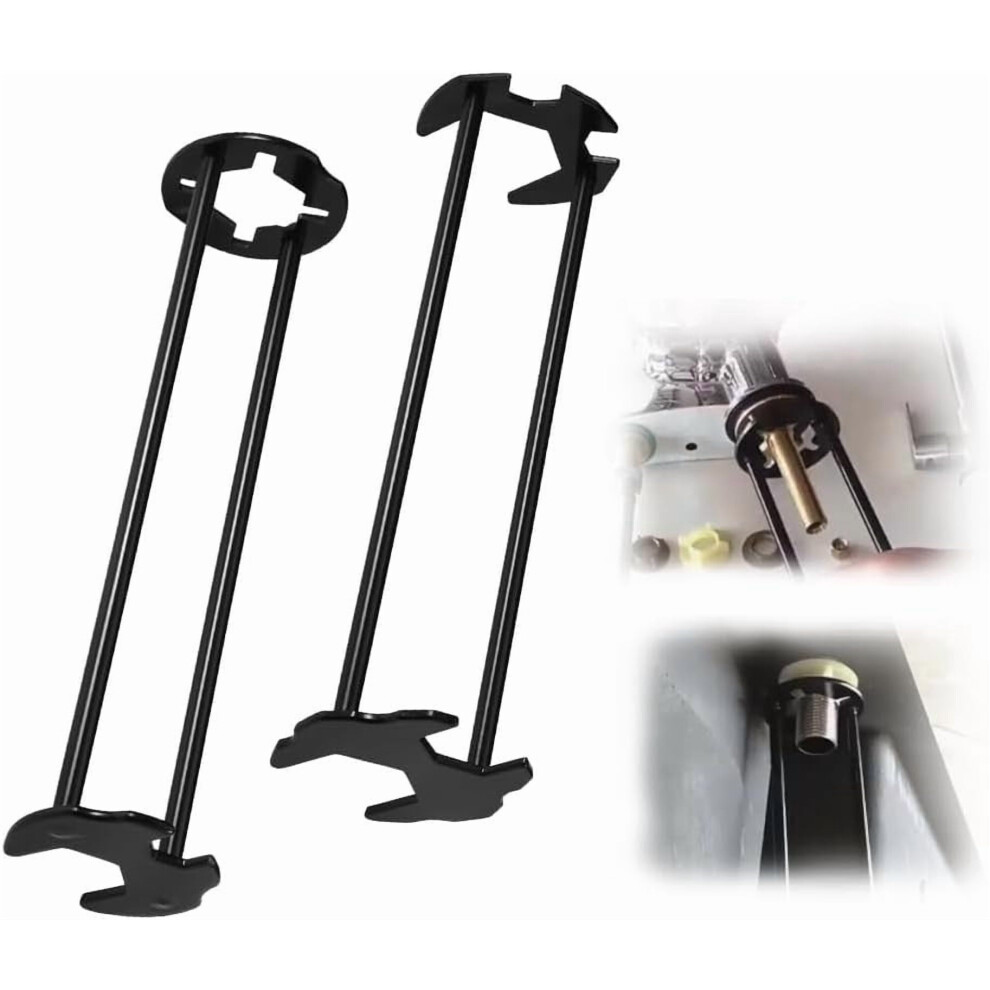 5-In-1 Basin Wrench For Sink & Faucet, 4-Jaw Hex Wrench For Tight Spaces, Compatible With Standard Plumbing Tools 9353595649644