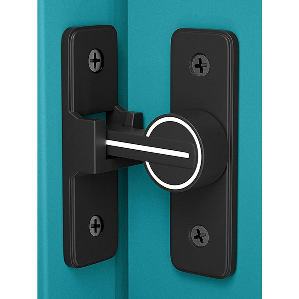 Butory Barn Door Lock,90 Degree Heavy Duty Gate Latches Flip Latch Safety Door Bolt Latch Lock For Garden, Bathroom, Outdoor, Garage(Luminous) 9353595649224