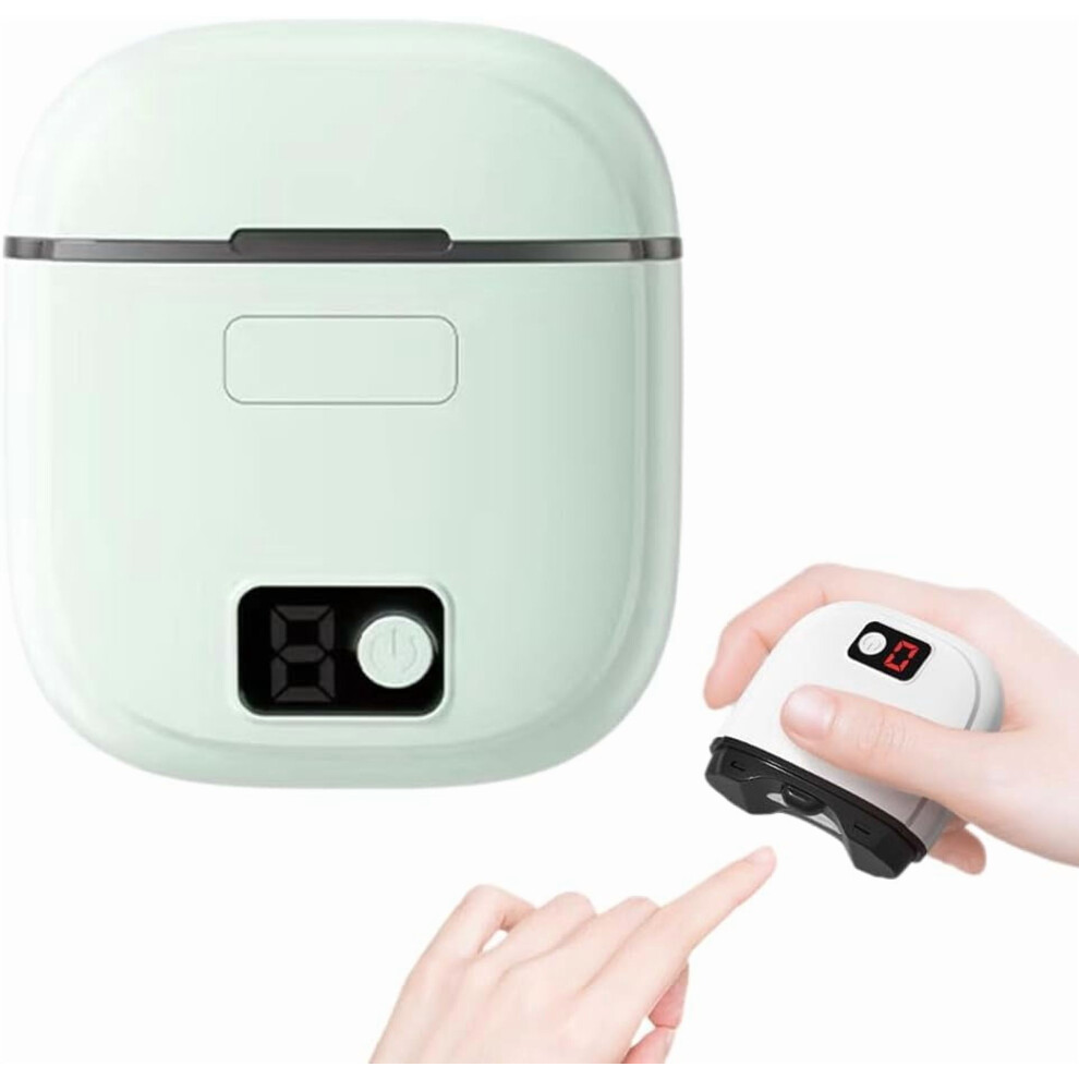 2-in-1 Automatic Electric Nail Clipper, USB Rechargeable Nail Trimmer with Scrap Storage for Safe, Quiet Grooming