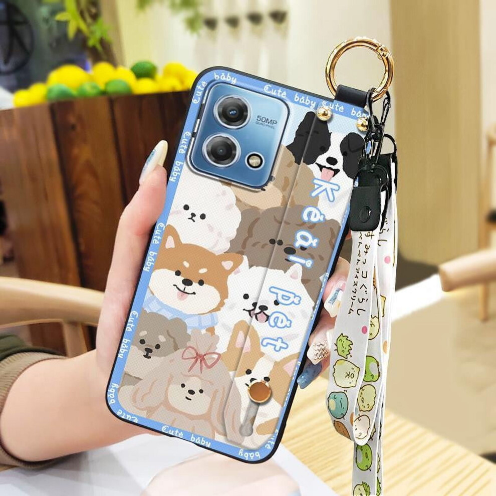 Moto G Stylus 4G 2023 Phone Case With Wrist Strap, Kickstand & Ring Â Cute Cartoon Silicone Case, Waterproof & Anti-Dust 9353595650961