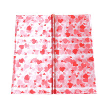 50 Sheets Flower Wrapping Paper for Bouquet Cellophane Heart Pattern Durable Retirement Gift Red