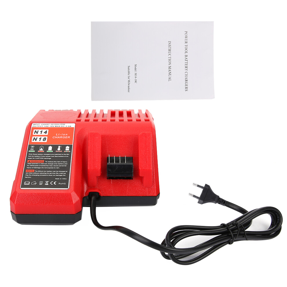 Fast Charging Lithium Ion Charger For Milwaukee M18rapid Charger With Intelligent Protection Overload Protection And Led Indicator For18v Tools 9071309569902