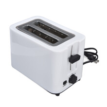 Compact Toasting Appliance With Power Cord Storage Slot And Removable Crumb Tray, Self Centering Guides Double Baking Surface Intimate Features For