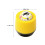 2Pcs Yellow ABS Compact Car Compass Accurate Navigation for Dashboard 3