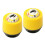 2Pcs Yellow ABS Compact Car Compass Accurate Navigation for Dashboard 11