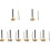8Pcs Clear Sound Flexible Chime Buddhist Accessory for Temple Use 11