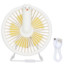 Portable USB Desk Fan Modern Design, Quiet Operation Mini Fan With Adjustable Speed Settings For Office Classroom Dorm Library Home (1PC)