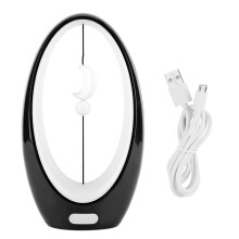 No Harm To Eyes, Star & Moon Design Resembling A Sailboat, Magnetic Balance Lamp For Living Room & Dining Room (Features Four Adjustable Soft Light
