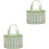 2Pcs Woven Bamboo Fruit Basket with Lid Assorted Colors for Storage 3
