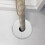 Round Plumbing Cover Ppr Silver 4pcs 4