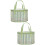 2Pcs Woven Bamboo Fruit Basket with Lid Assorted Colors for Storage 6