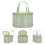 2Pcs Woven Bamboo Fruit Basket with Lid Assorted Colors for Storage 7