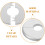 Round Plumbing Cover Ppr Silver 4pcs 7
