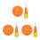 3Sets Durable Plastic Inflatable Bowling Set Family Game 5