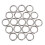 60Pcs Silver Split Jump Rings Rust Resistant Jewelry Making Connectors 9