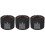 3Pcs Black Household Hat Box Wardrobe Storage Container 4
