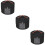 3Pcs Black Household Hat Box Wardrobe Storage Container 8