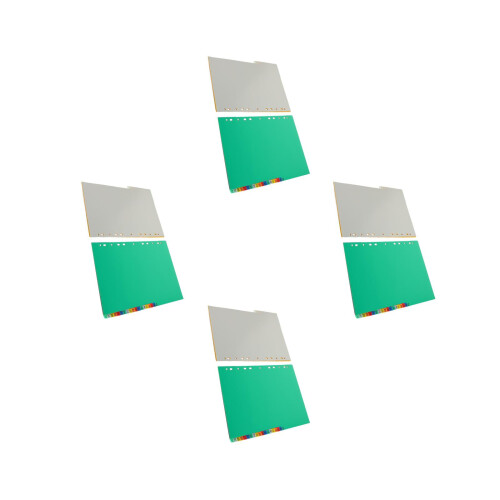 4Sets Versatile PP Binder Dividers with Tabs for Home and Office