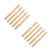 10Pièces Manche Bois Beige Remplaçable Pour Bêche Houe Jardinage