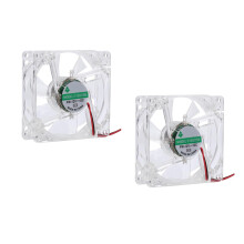 2Pcs Rgb Computer Case Fan Ultra Silent High Speed Cooling Cooler