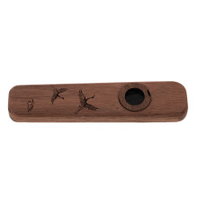 5Pcs Compact Wood Kazoos for Adults Easy Beginner Musical Instruments
