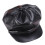 Casquette Octogonale Unisexe Cuir PU 1