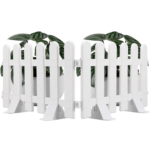 4Pièces Piquet Jardin Résistant, Plastique Décorative
