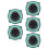 5Pcs Car Interior Accessories Full Range Speakers Moisture Resistant 1