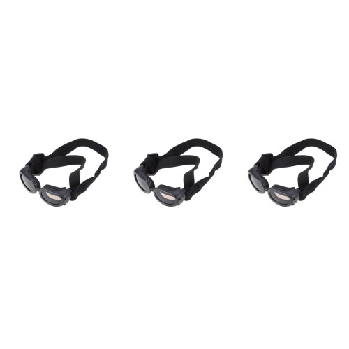 3Pièces Lunettes De Protection Avec Sangles Ajustables Uv
