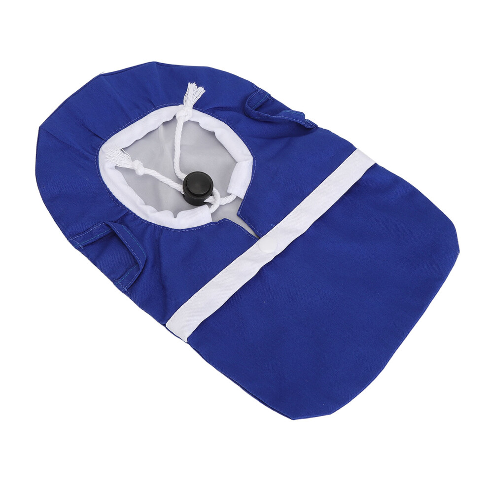 Blue Breathable Washable Ostomy Bag Cover With Adjustable Opening