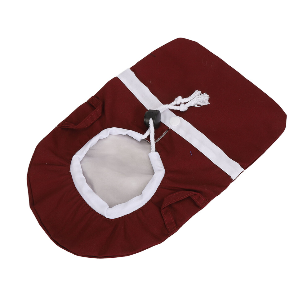Breathable Washable Aubergine Ostomy Bag Cover Adjustable Opening