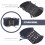 1Stk Elastischer Macrame Denim Taillengürtel Canvas Für Damen 8