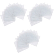 30Pcs PVC Parking Permit Holder Clear Adhesive Card Sleeves