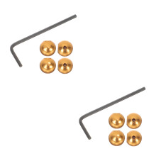 2Sets Aluminum Alloy Bike Brake Cable End Caps Strong and Practical