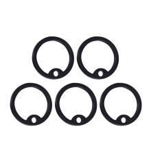 16Pcs Black Silicone Dog Tag Silencers Durable Silence Circles