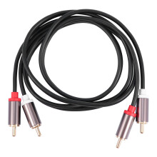 Câble Adaptateur Audio Robuste À Isolation Tressée Noir