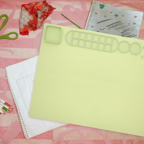 Tapis De Peinture Silicone Vert Pour Artistes 2