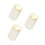 3Pcs Compact White Press-Type Acrylic Toothpick Holder for Kitchen 1