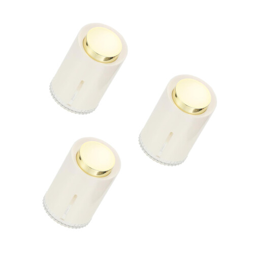 3Pcs Compact White Press-Type Acrylic Toothpick Holder for Kitchen