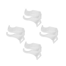 16Pcs Reinforced White Radiator Hooks Steel Easy Installation