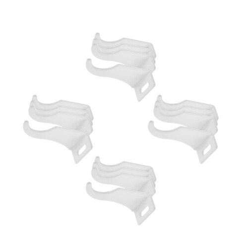 16Pcs Reinforced White Radiator Hooks Steel Easy Installation