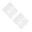 30Sheets White Foam Adhesive Squares Strong 3D Mounting for DIY Crafts 4