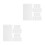 30Sheets White Foam Adhesive Squares Strong 3D Mounting for DIY Crafts 9