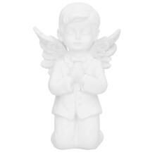Statuette in resina resistenti e durevoli, decorazioni per matrimoni e case, angeli, sculture di cherubini commemorativi, angelo cherubino