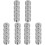 3Sets Portable Metal Hook Weight Set Silver for Physics Teaching Lab 7